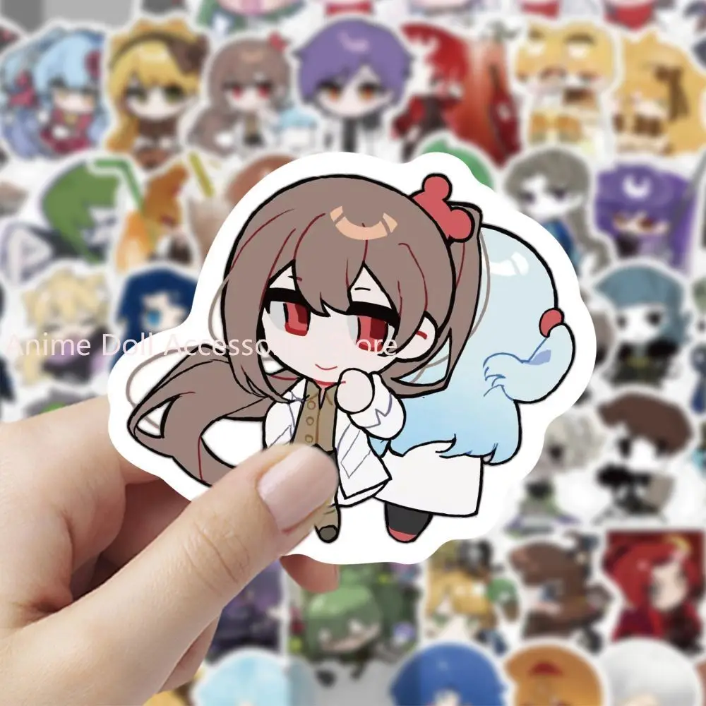 

60 шт. Lobotomy Corporation Анжела аниме наклейки мультфильм граффити наклейки шлем скейтборд ноутбук мотоцикл наклейка Декор