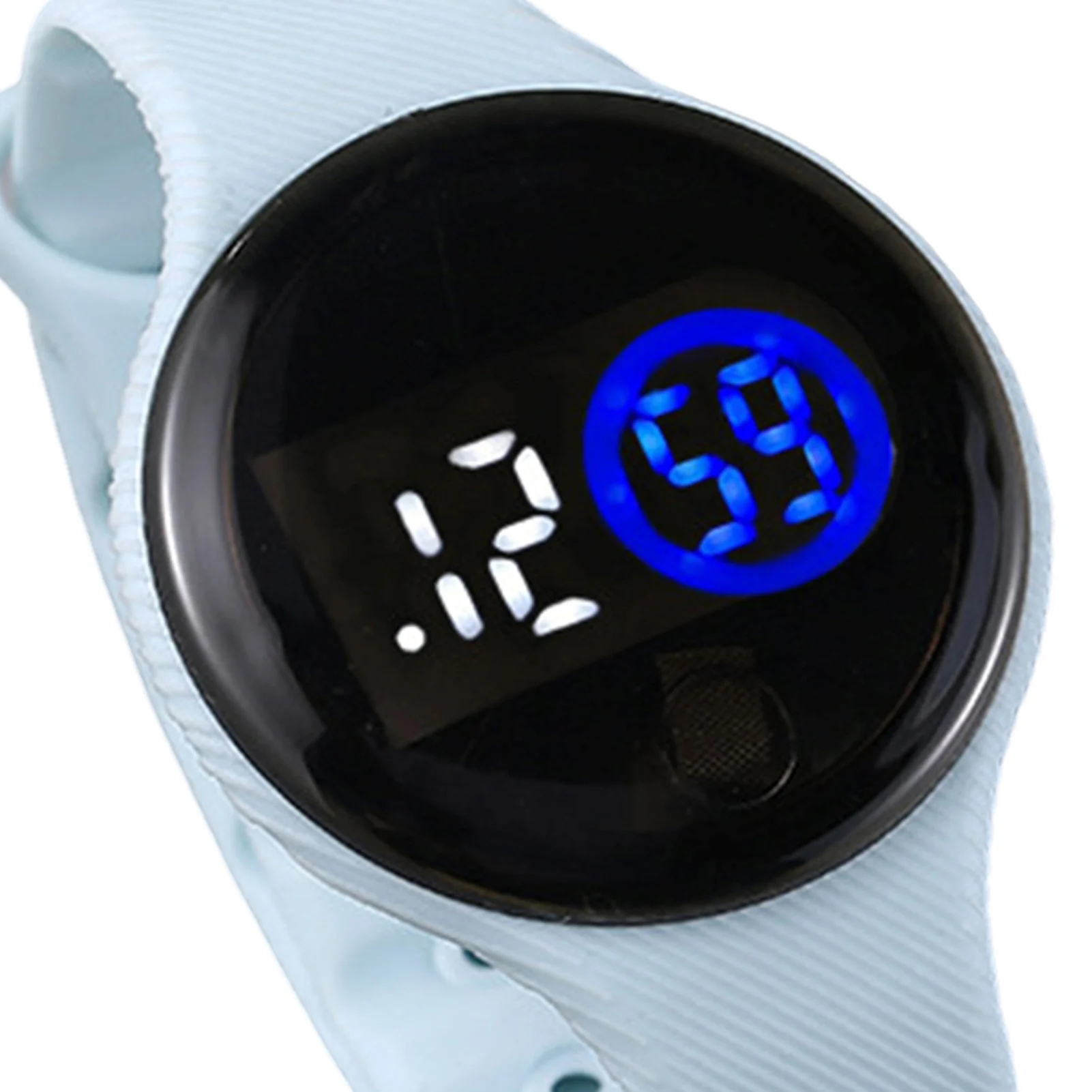 Fashion LED Electronic Watch with Soft Strap Sports Watch Lightweight Digital Watch Gifts for Teen Girls and Boys