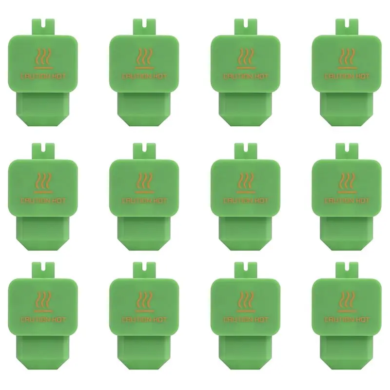 

Новинка! H2D для Bambu Lab, зеленые силиконовые носки, 12 шт., комплект нагревательных блоков для H2D H2S, детали 3D-принтера Hotend