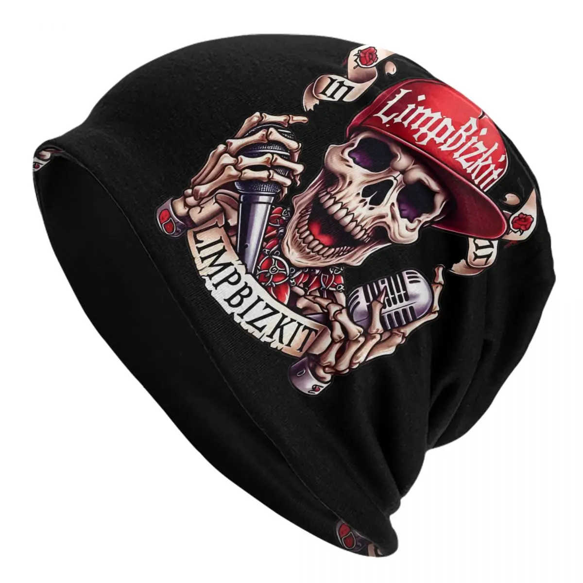 Limp Bizkit Rap Bonnet Hats Cool Street Rock Skullies Beanies Hat Unisex Summer Dual-use Caps