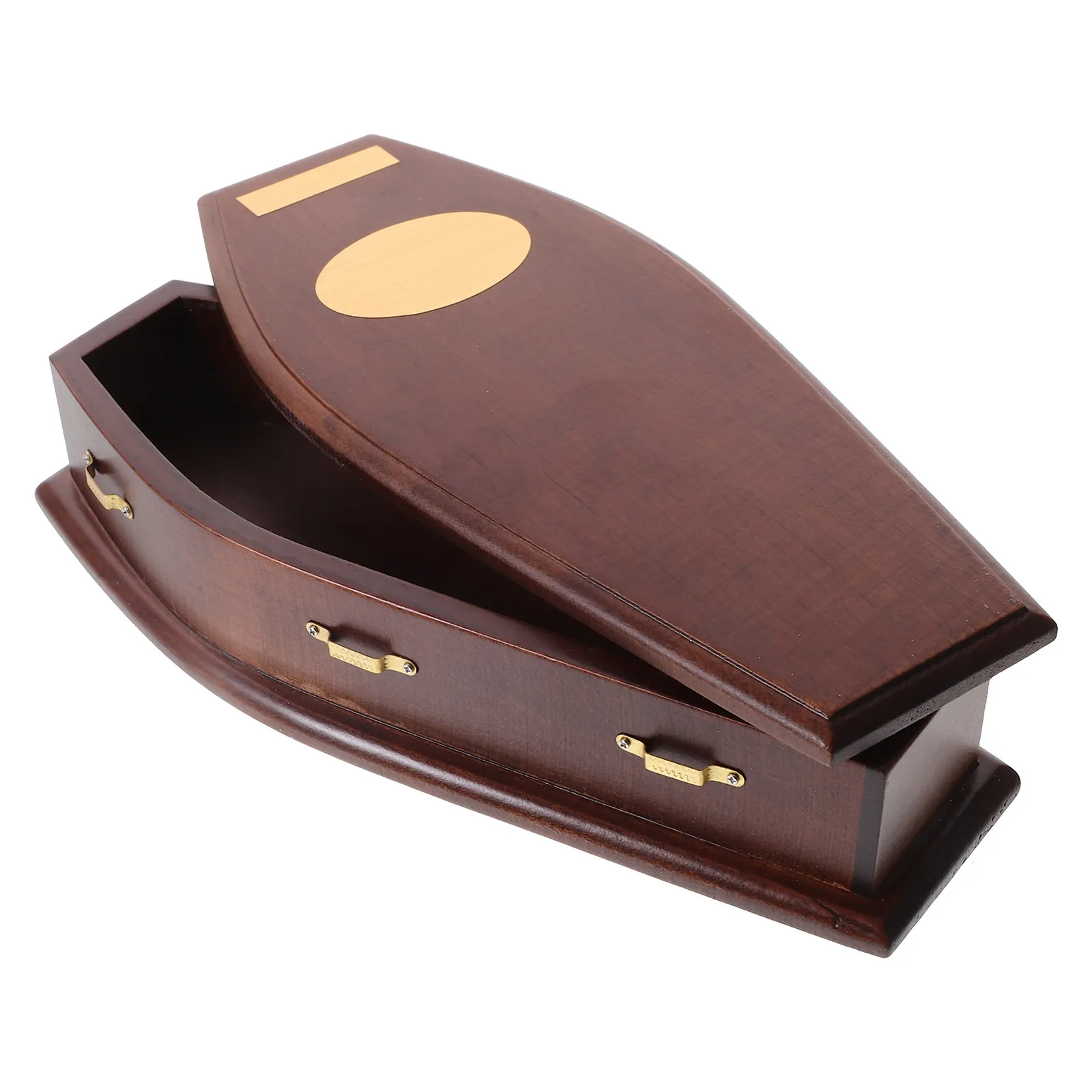 

Миниатюрный деревянный гроб: изысканное украшение для миниатюрного дома, реалистичный декор для любителей миниатюрной мебели, Хэллоуин