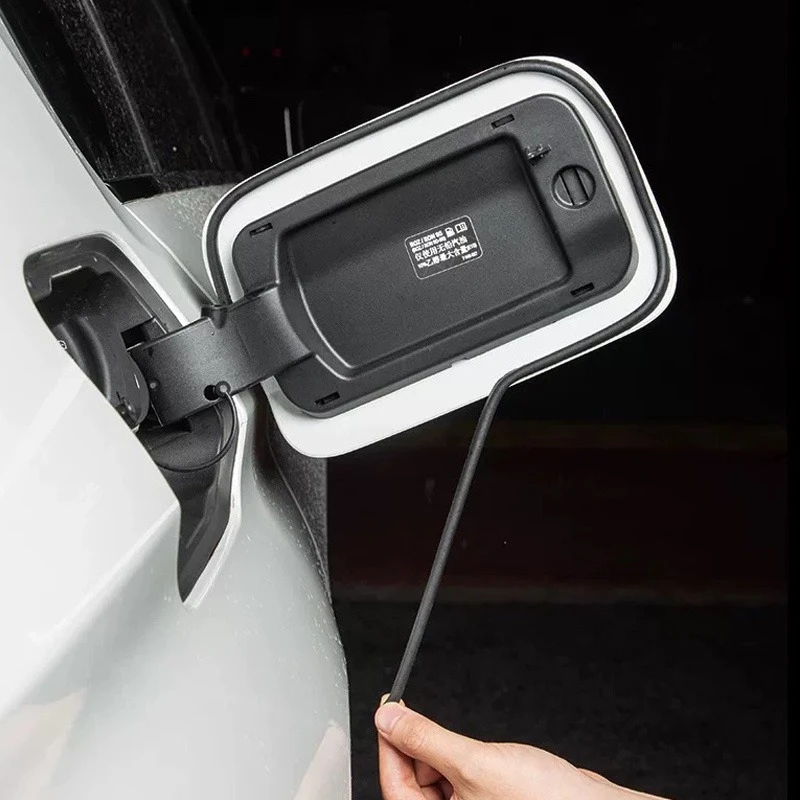 1/2Pcs 35.43 Inch Universal Rubber Weatherstrip High Elastic Car Seal Strip For Fuel Cap EV Charging Port Waterproof Dustproof S