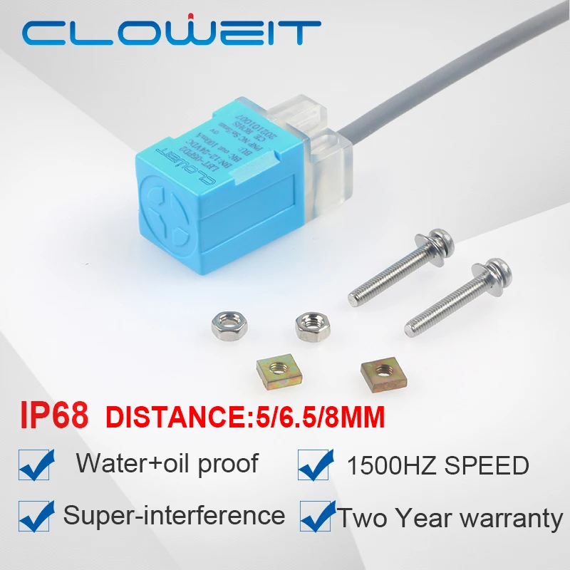 

PL-08N PL-05N IP68 1000Hz High Frequency Cloweit 3D Printer Approach Inductive Proximity Sensor Switch LB-05D Detector DC24V