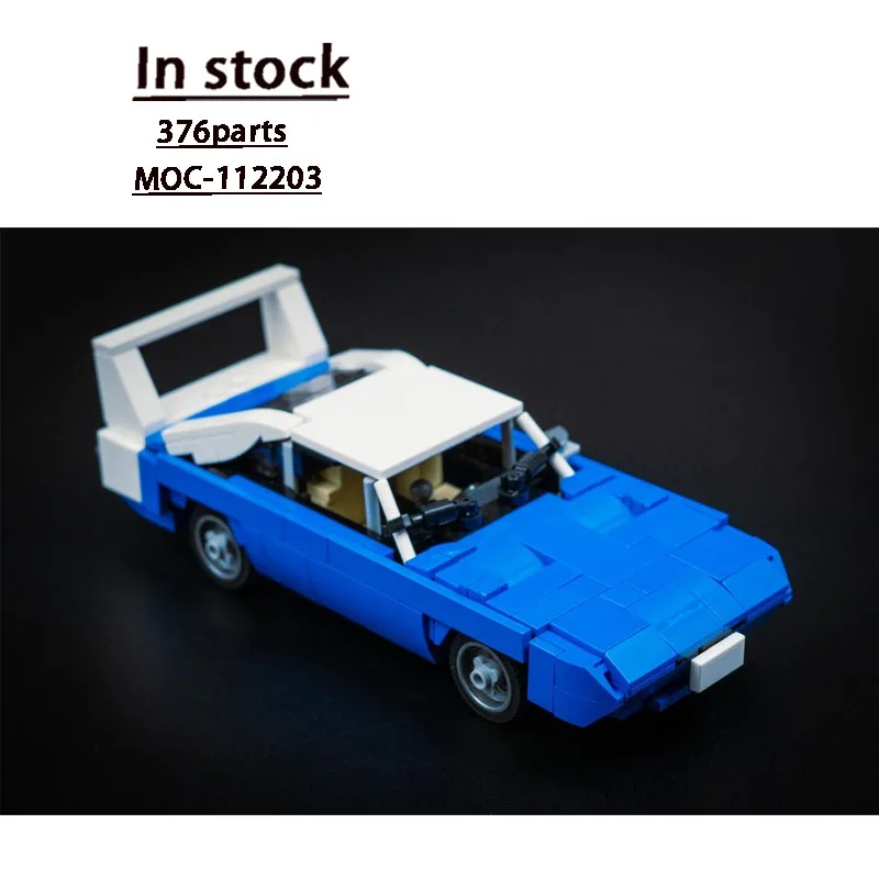 

MOC-112203 Classic New Sports Supercar Racing Building Block Model, 376 Parts, Boys' Children's Birthday and Christmas Toy Gift