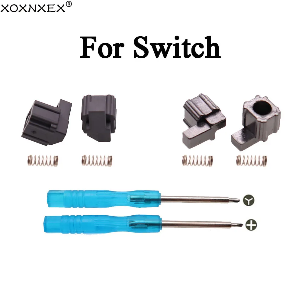 Lose Reparatur Werkzeug Teile Für Schalter NS Joy-Con Controller Links Rechts Slider Schnalle OEM Metall Lock Latch Halterung