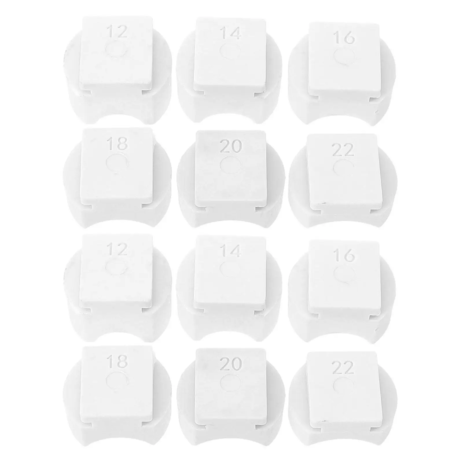 

18Pcs Ring Forming Parts Jewelry Pressing Machine Dies Small Ring Bender Tool Accessories DIY Jewelry Craft Rings Bending