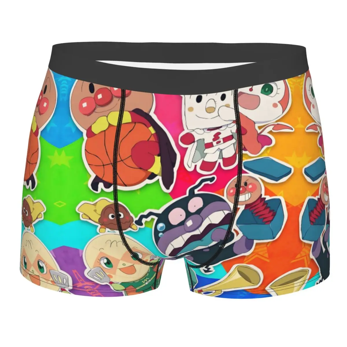 

Custom Male Cool Cartoon A-Anpanmanes Underwear Movie Boxer Briefs Stretch Shorts Panties Underpants