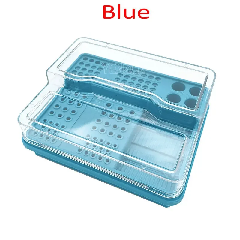 Dental Endo Box Multi-functional Placement Case Plastic Disinfection Holder for RA/FG/RA Carbide Diamond Burs