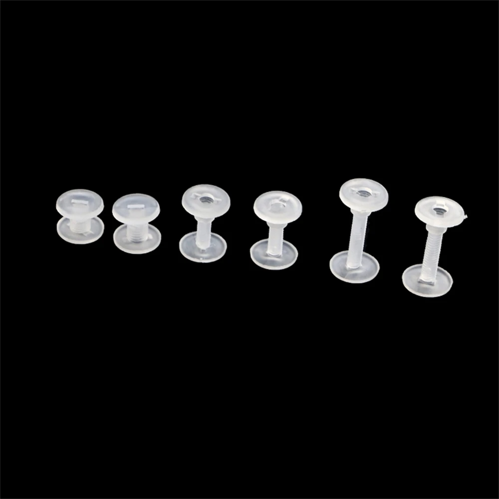 Plastic Binding Screws Corrugated Construction Card Board Book Nut Screw Fasteners Nylon Binder Post Lock Clip Rivet Pop Studs