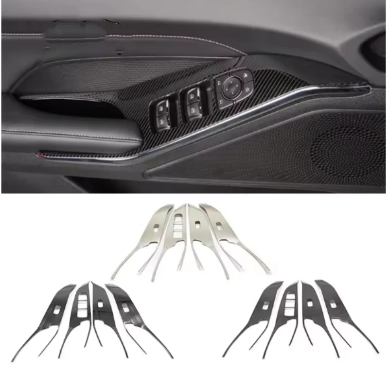 

LHD For Haval H6 3rd Gen 2020-2022 Stainless steel Car Interior accessories of interior door armrest panel window regulator swit