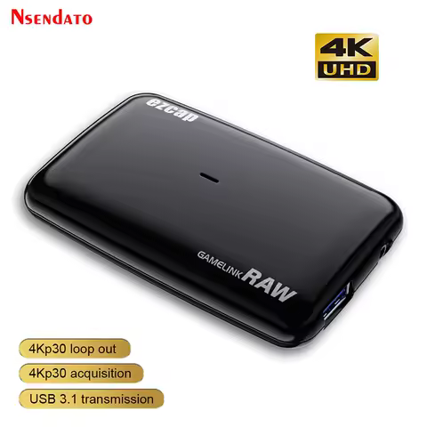 Ezcap321 4K 30hz USB3.0 HDMI Video Game Capture Card Live Streaming Box Video Recorder Grabber Capture 1080P 120fps For PC PS5