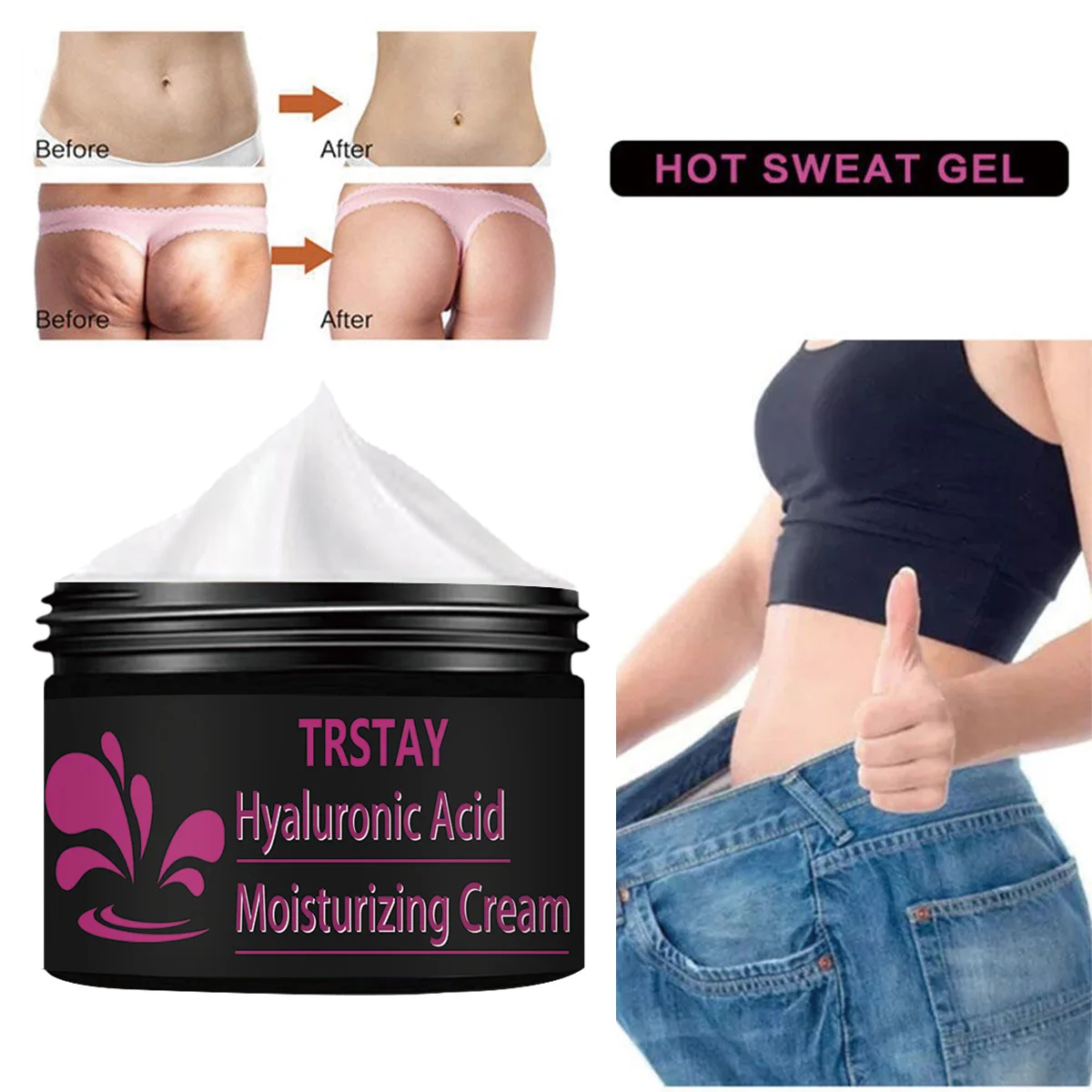 TRSTAY Hot sweat Gel tightening, shaping, slimming, kneading, abdominal slimming, and leg slimming