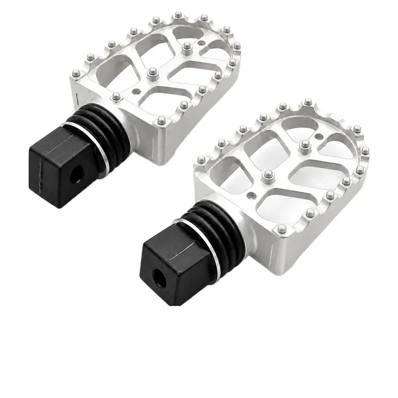 Universal Motorcycle Foot Pegs Anti Slip Pedals Compatible with Haojue NK150 Xinyuan 400 Off Road Modified Accessories for