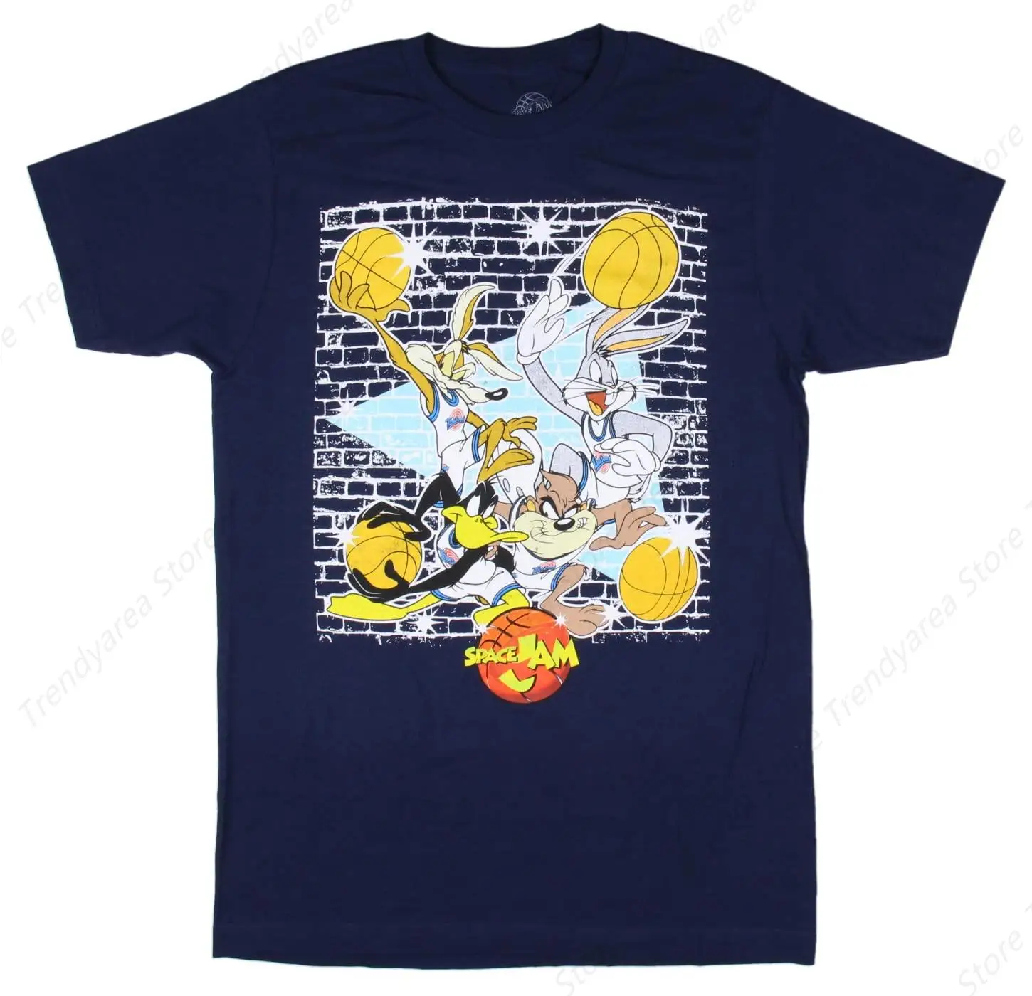 

Mens' Schoolyard Pickup Brick Wall Printed T-Shirt