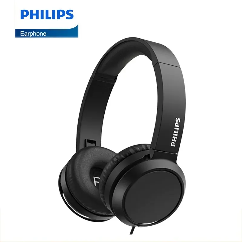 

Проводные наушники Philips TAH4105 HiFi Stereo, складные, удобные, для онлайн-уроков, обучения, с разъемом 3,5 мм