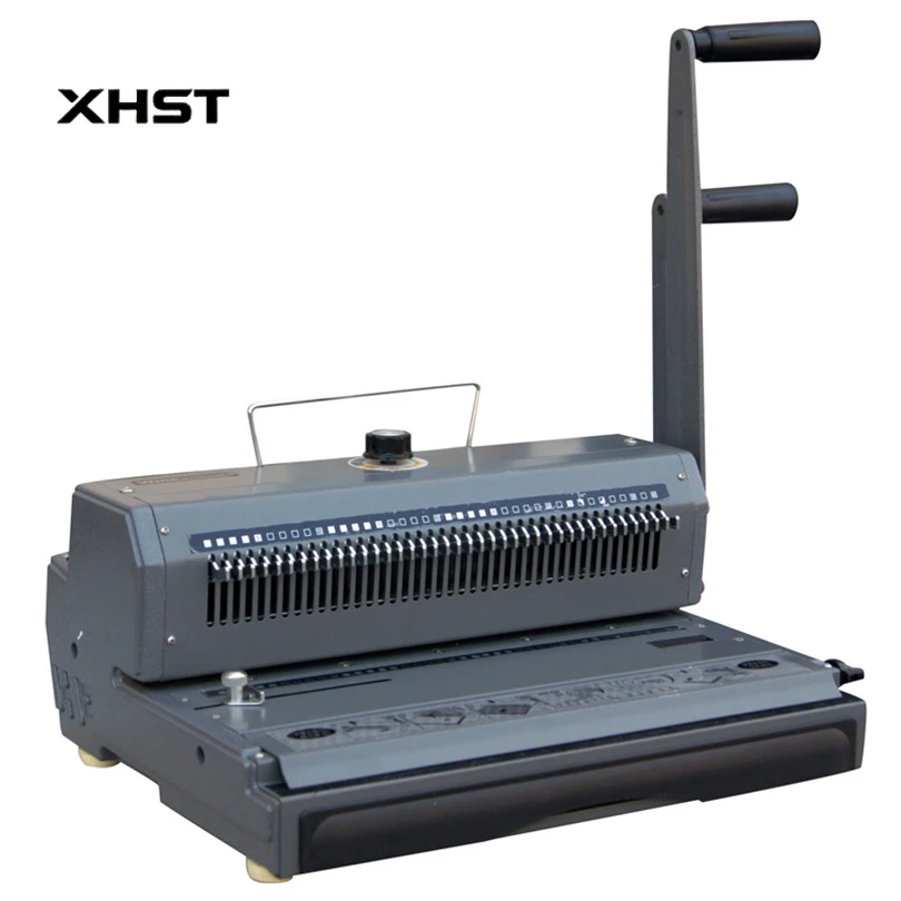 SG-2008 Office Manual 3:1 Double Loops Wire Punching and Binding Machine(Double Handle)