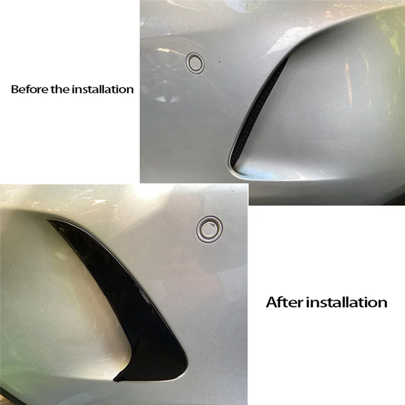 【Consumer-Favorite!】Rear Bumper Splitter Spoiler Rear Canard Air Vent Trim For Mercedes Benz CLS Class W218 CLS250 2014-2017