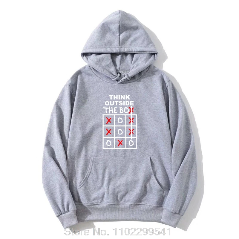 Think Outside The Box Table 3D Printed Hoodie The Big Bang Theory Logical Cotton Round Neck Mens Hoody Hip Hop Sweatshirt