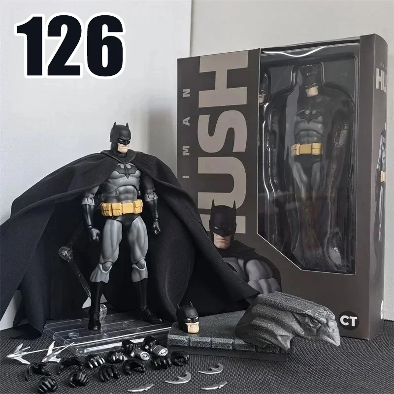 

Original CT Toys Batman Figure Mafex 126 The Dark Knight DC Justice League Hush Action Figure Collection Toy