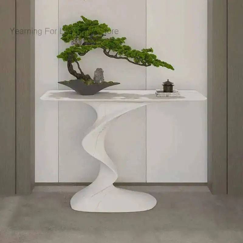 

Hallway Luxury Table Modern Corner Vintage Unique Entryway Corner Table Nordic Salon Mesa Para Sala Living Room Furniture