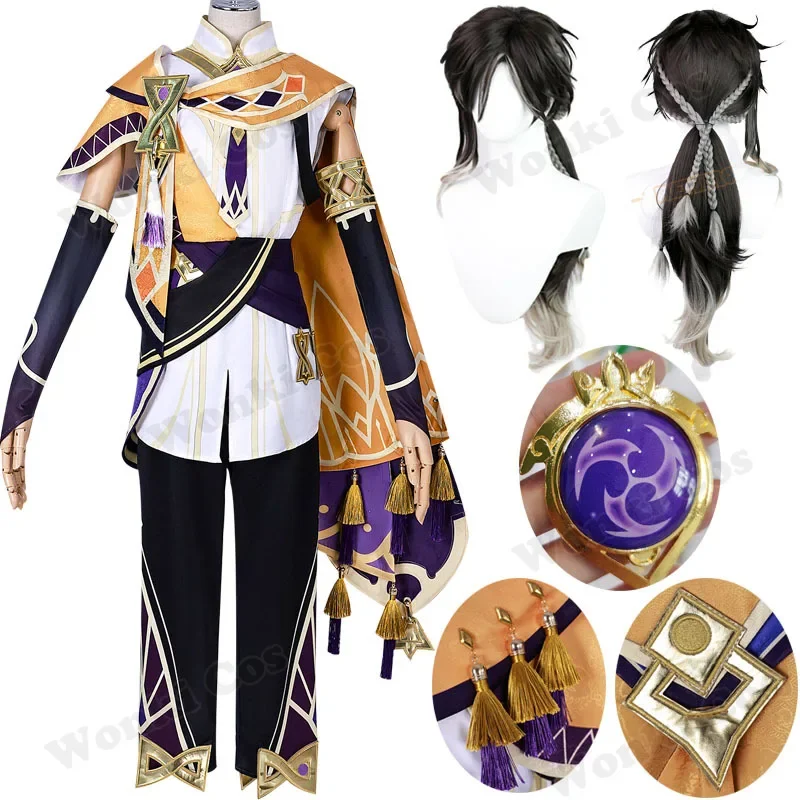 

Sethos Cosplay Costume Game Impact Sumeru Sethos Cosplay Wig Hair for Comic Con Party Outfits