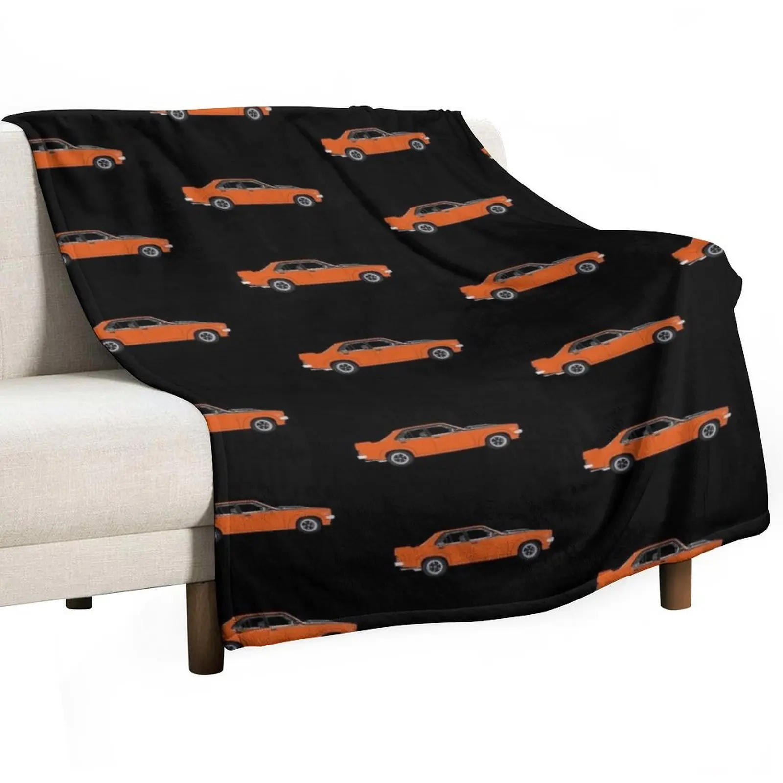 

LH Holden Torana SLR/5000 1974 Saffron Orange on Black Throw Blanket christmas decoration Hairy manga Soft Blankets