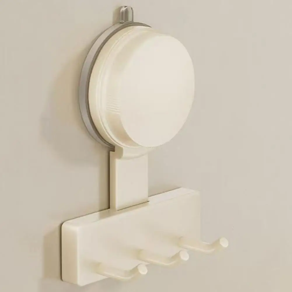 Heavy-duty Suction Hook Strong Suction Cup Hooks for Bathroom Load-bearing Wall Mounted Storage Rack Punch-free Coat Towel