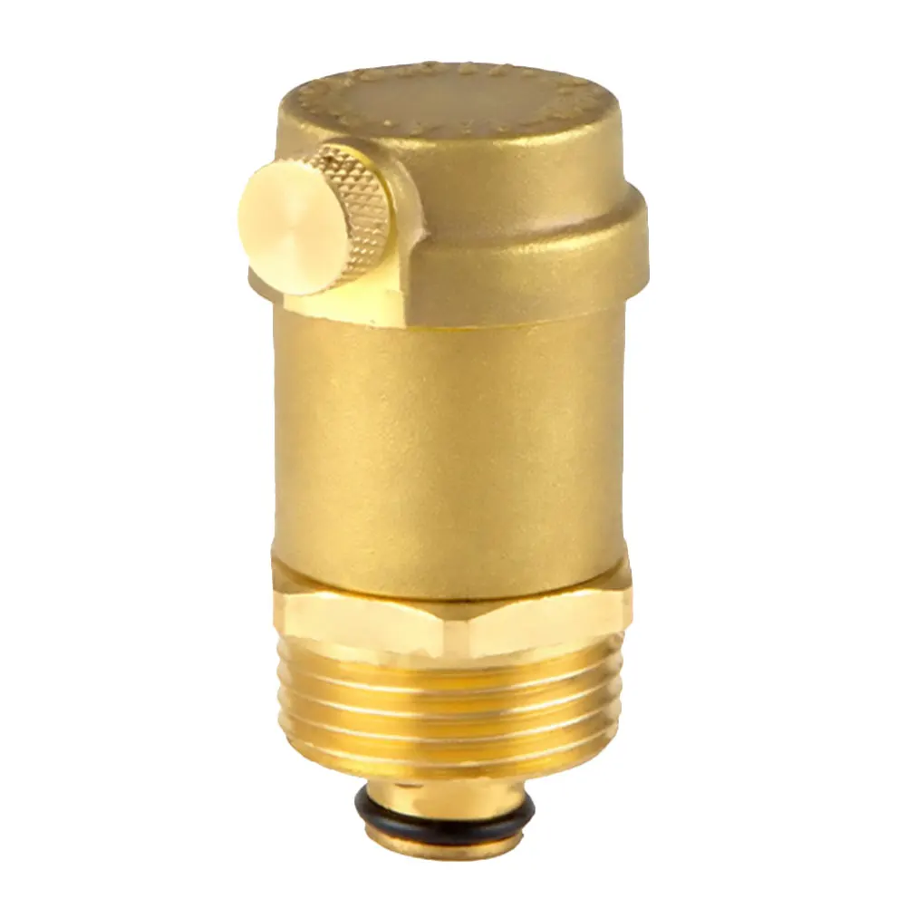 

1pc Brass Automatic Air Vent Valve 59-1 Copper One Piece Mold Anti-Corrosion Pressure Resistant Explosion Proof -10℃ To 120℃