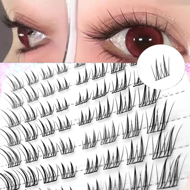 ขนตาปลอมเส้นเดียวหนาและดูเป็นธ - Eyelash Extension Anime Style บทวิจารณ์และราคา
