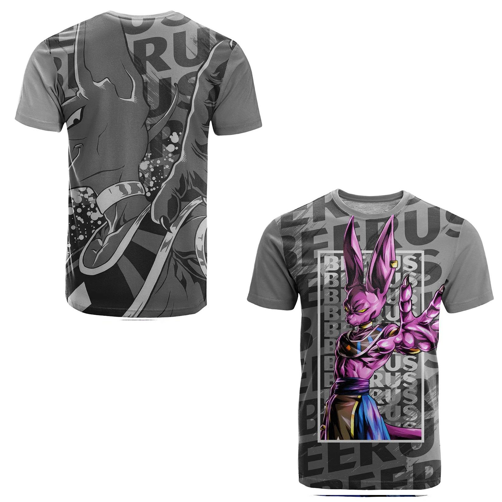 لعبة دراغون بول زد أنيمي مانغا نمط الصيف ثلاثية الأبعاد مطبوعة تي شيرت رجالي المرأة الأطفال الشارع عادية الرياضة تأثيري #5