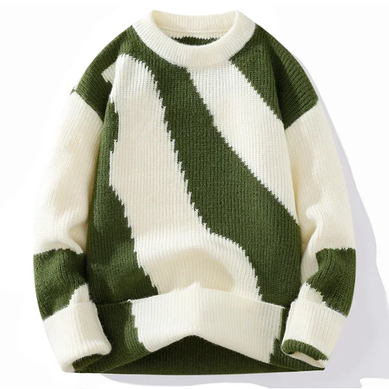 الشتاء مريحة المألوف تنوعا الرجال المتعثرة البلوزات في الهواء الطلق اتجاهات الموضة الدافئة وغير رسمية محبوك البلوزات