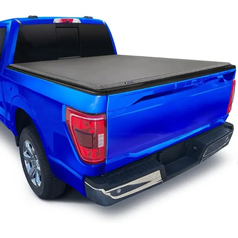 T3 Soft Tri-fold Truck Bed Tonneau Cover Compatiblei,2017-2024 Ford F-250 F-350 Super Duty | 6.75' (82") Bed | TG Fast delivery