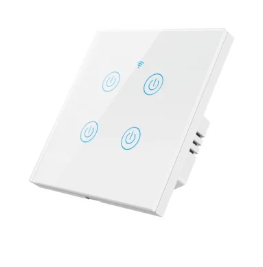 

European 86mm 4 gang 2 way smart wifi touch switch wifi touch switch panel for sale