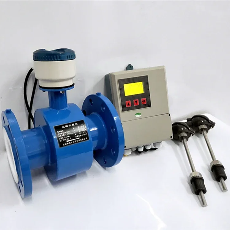 DN200 Energy Meter Heat Cooling 316ss Food Grade Mechanical Mbus Back Split Type Flow Merers Electromagnetic