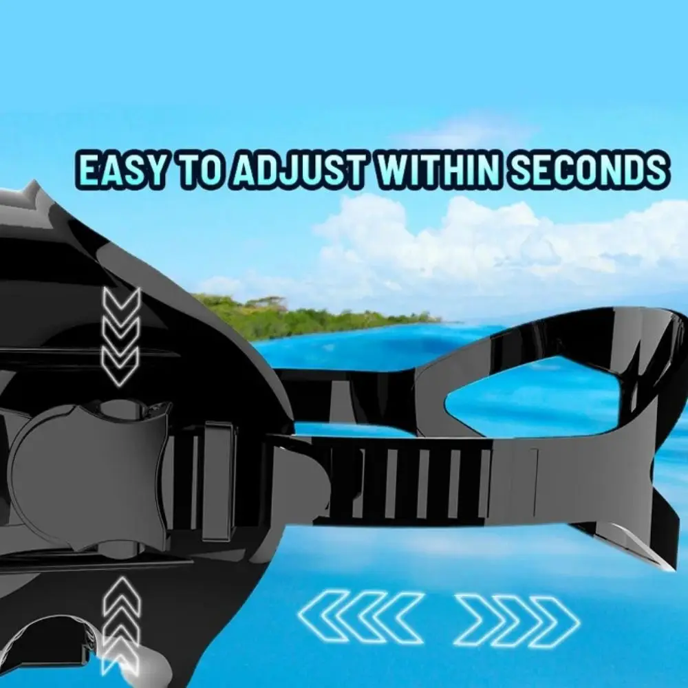 New Classic Oval Diving Mask Silicone Retro-Style Spearfishing Mask Panoramic Wide View Scuba Goggles Adults