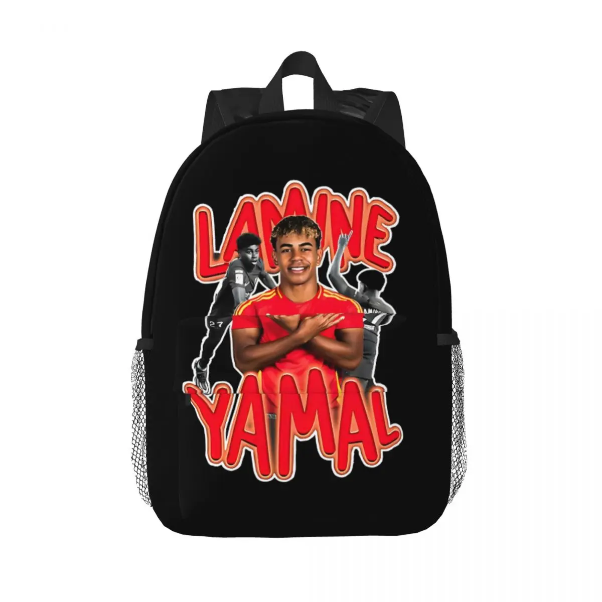 

Custom Lamine Yamal Num 19 Fashion Kids Backpack Women Teenagers Schoolbags Travel Laptop Backpack