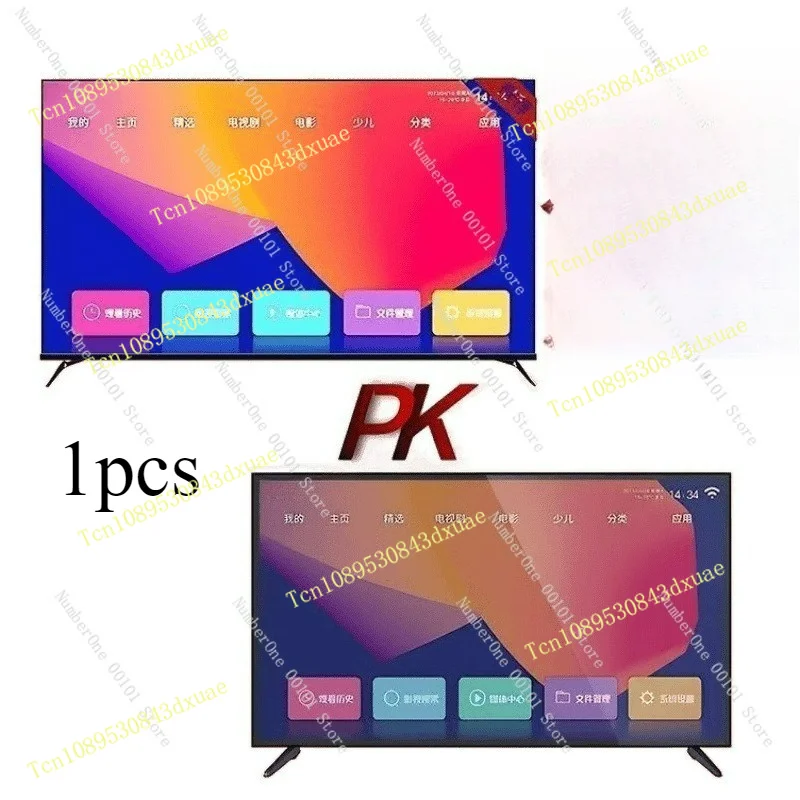 Frameless Ultra HD Smart TV, AI Android Voice Control HDR10+, Living Room Home Theater Entertainment