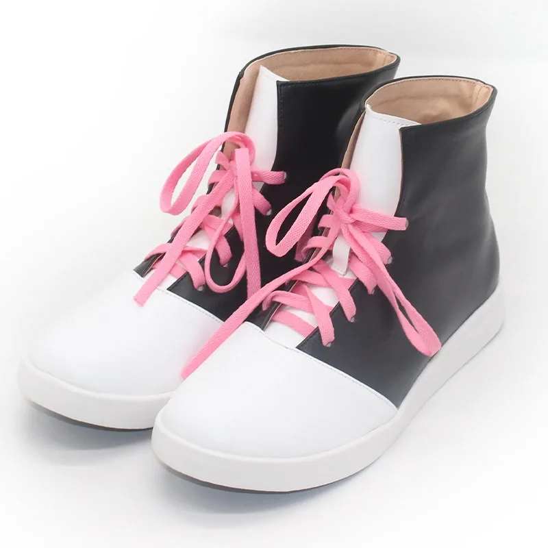 Sorakado Ao Cosplay Shoes Game Summer Pockets Cosplay PU Leather Shoes Big Size Halloween Party Boots Custom Made