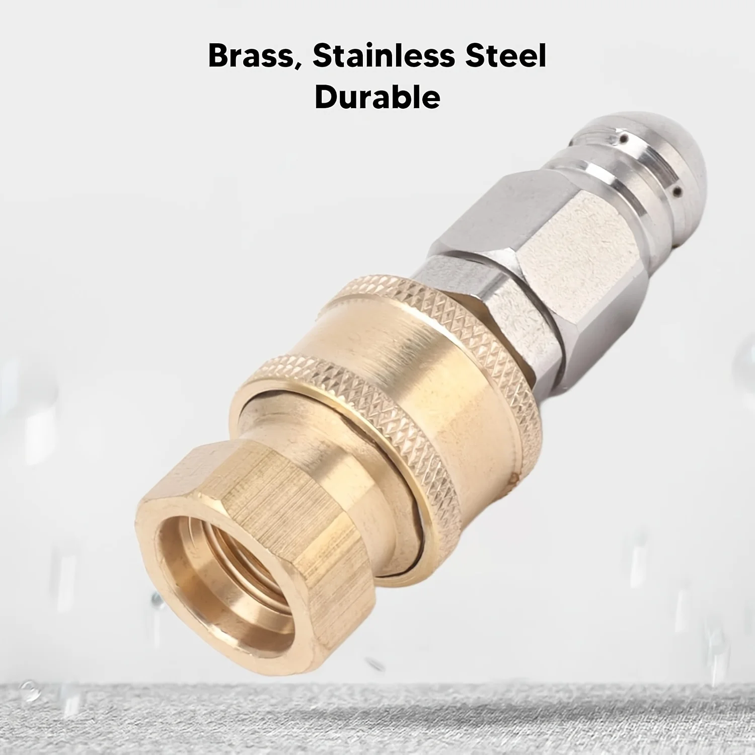 Pressure Washer Drain Jet Nozzle Kit 4‑Pack,1/4