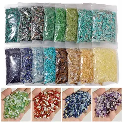 3-5MM Colorful Natural Stone Gravel Chips No Hole Quartz Minerals Reiki Healing Tumbled Specimen Stone Home Aquarium Decoration