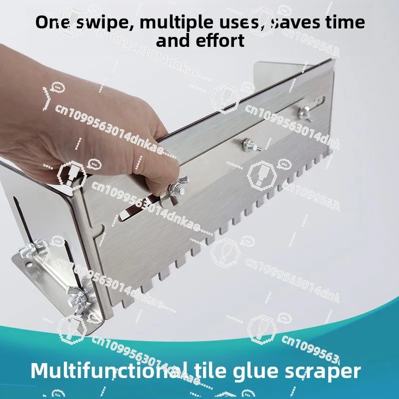 Stainless Steel Mud Slab Grooving Device Thin Sticker Serrated Plate Multifunctional Tile Artifact