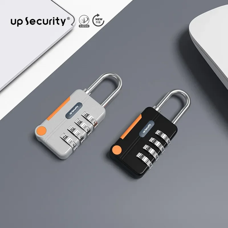 

1pcs Resettable Combination Padlock Waterproof Travel High Security Password Zinc Alloy Suitcase Heavy Duty Luggage Lock 4 Digit