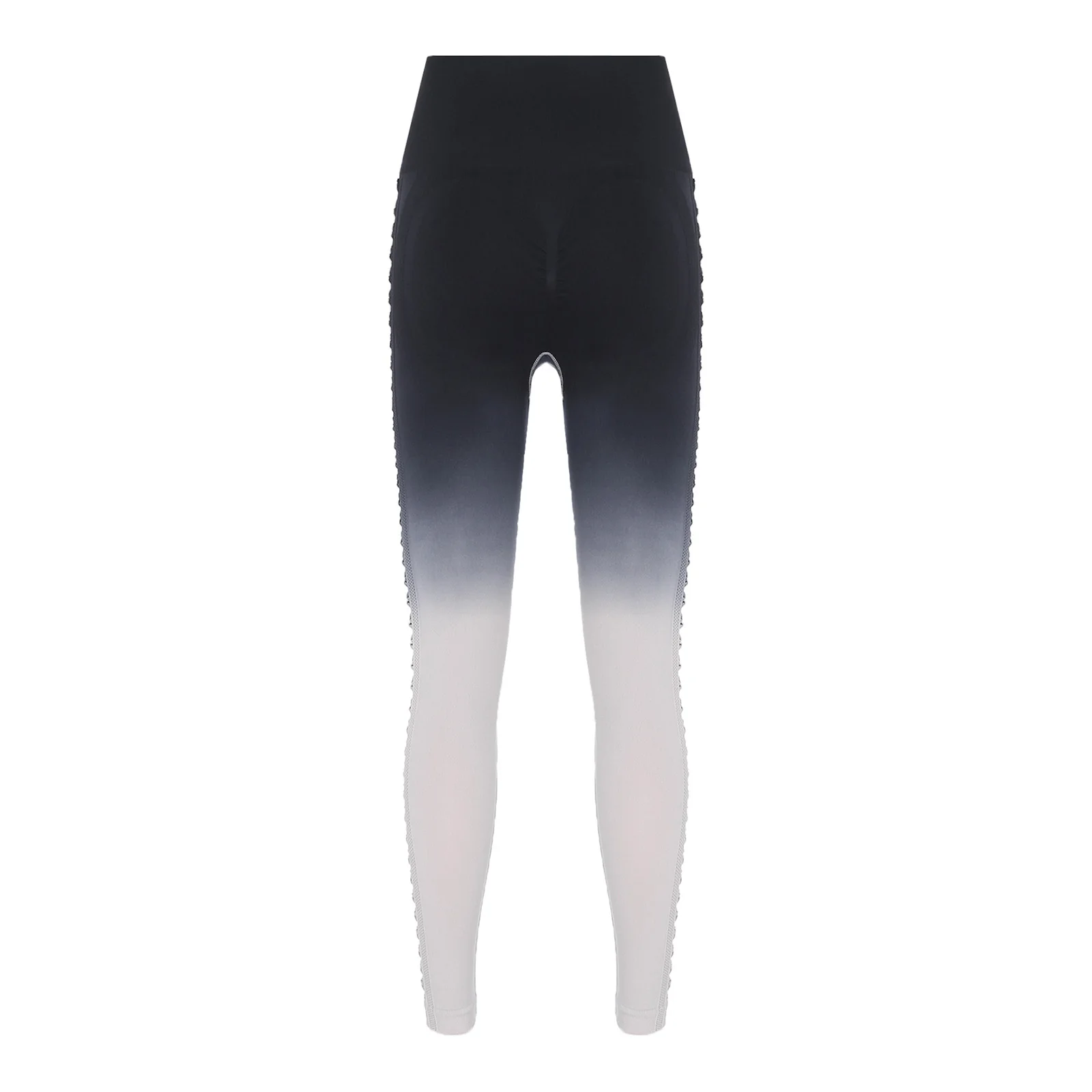 กางเกงเลกกิ้งออกกำลังกายผู้หญิง ผ้าปะต่อ ทรงสปอร์ต เอวสูง กระชับสัดส่วน ยกกระชับสะโพก ยืดหยุ่น ระบายอากาศได้ดี