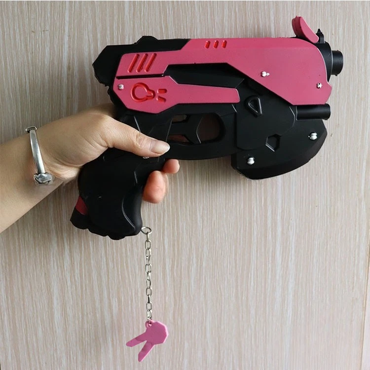 

OW DVA Hand Gun Simulation Toy Gun Halloween Party Masquerade Costume Prop Game Cosplay Accessories