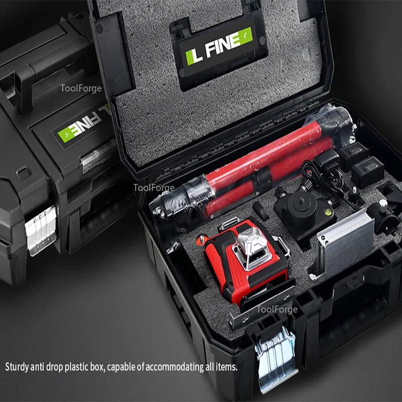 LFINE Laser Level 16 Line 4D3D12 Line Level Bracket Laser Level Decoration Site Laser Rangefinder High Precision