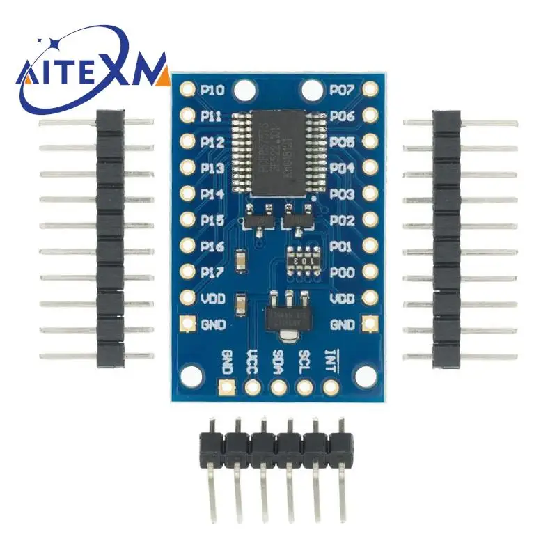 1PCS/5PCS PCF8575 Module Expansion IO port Expander board DC 2.5-5.5V I2C communication control 16 IO ports For Arduino yanxd