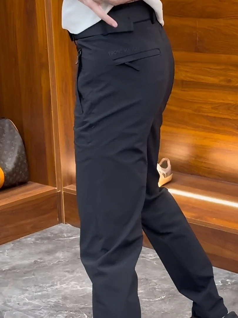 

Мужские повседневные брюки 2025: Новинка осени, модные, в корейском стиле, приталенные, универсальные, трендовые, удобные, простые, прямого кроя