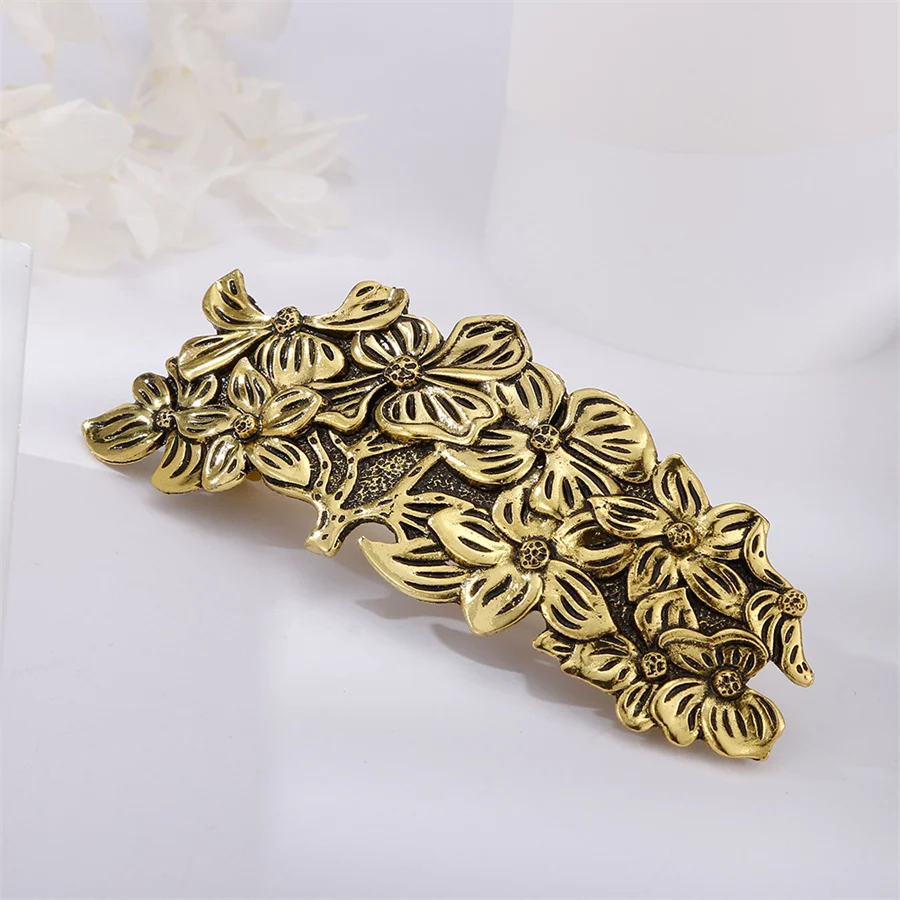 

New Korean geometry butterfly Plant Hair Clip Bride Tiara Retro Women Hairwear Hairpin Barrette Luxury Wedding Hair Accessories