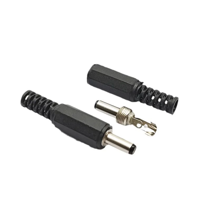 2/4/10pcs Detachable DC 3.5 * 1.3mm Small Shell Male Joint Welding Sheath DC Power Plug Small Seat C2