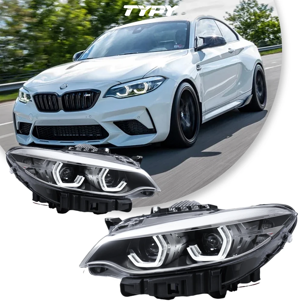 

Car Lights For BMW 2 Series F22 Headlight 2014-2019 LED Car Lamps Daytime Running Lights Dynamic Turn Signals Car Accessories